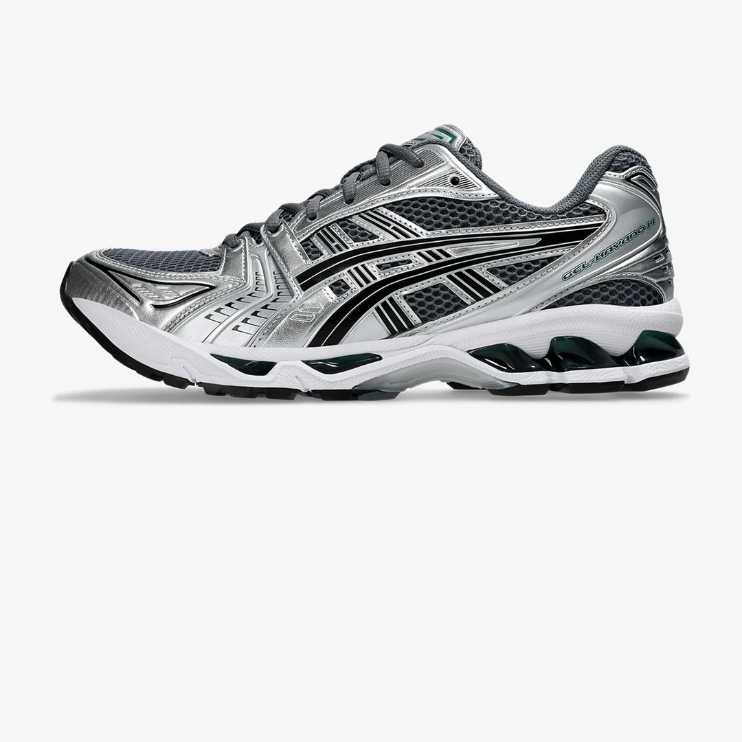 Мужская обувь — кроссовок ASICS GEL-KAYANO 14 на светлом фоне